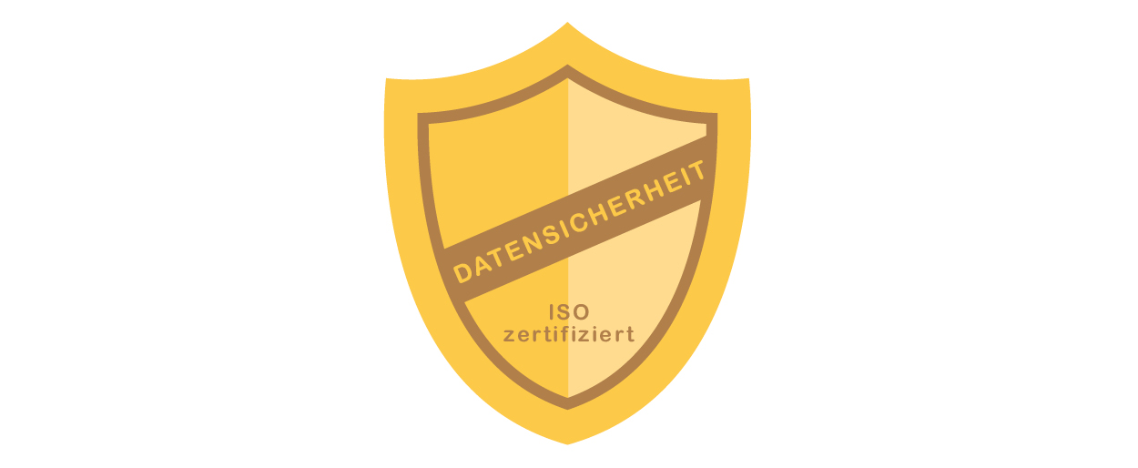 Ihre Daten sind bei uns sicher Siegel Datensicherheit